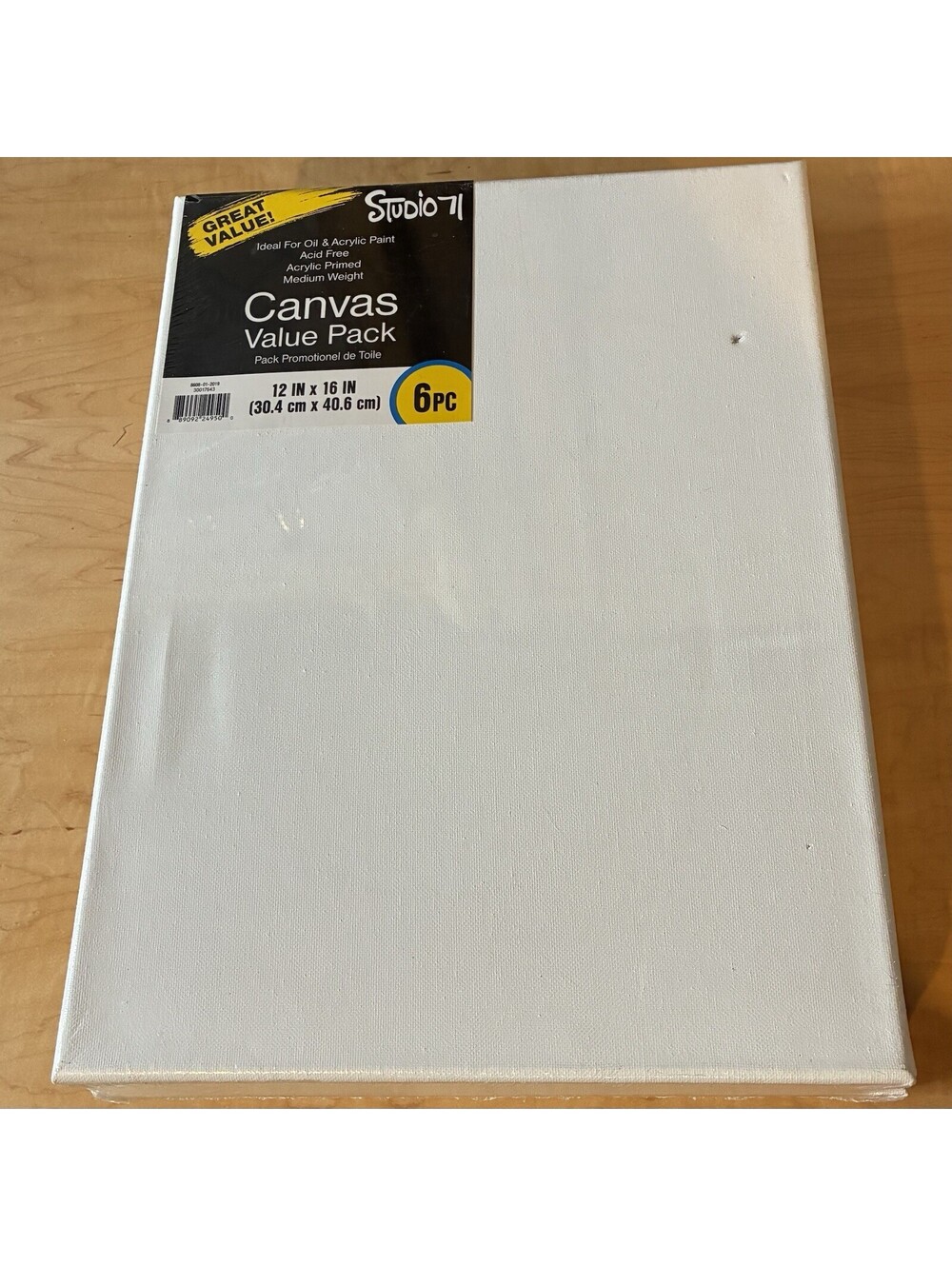 12x16 Canvas Value 6-Pack - NEW